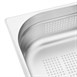 Vogue geperforeerde RVS GN 1/2 bak 100mm