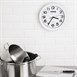 Vogue keukenklok 24cm wit