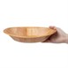Ovale houten kom groot