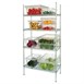 Vogue voorraadrek met 4 schappen 122x45,7cm