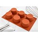 Pavoni Formaflex siliconen bakvorm 6 muffins