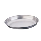 Olympia RVS ovale dekschaal 20cm