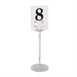 Olympia RVS tafelnummerhouder 20,5cm