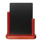 Securit Tafelblad Met Half Frame, Schoolbord 280x 200 mm Mahonie