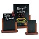 Securit Tafelblad Met Half Frame, Schoolbord 280x 200 mm Mahonie