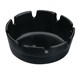 Kristallon melamine asbak zwart 10cm