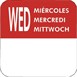 Vogue weekset verwijderbare dagstickers (7000 stuks)