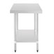 Vogue RVS werktafel zonder achteropstand 90x90x60cm