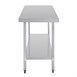 Vogue RVS werktafel zonder achteropstand 90x180x60cm