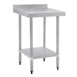 Vogue RVS werktafel met achteropstand 90x60x60cm