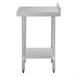 Vogue RVS werktafel met achteropstand 90x60x60cm
