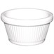 Olympia Kristallon melamine ramekins geribbeld wit 5,7cl (12 stuks)