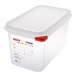 Araven GN 1/4 voedselbak met deksel 4,3L (4 stuks)