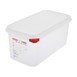 Araven GN 1/3 voedselbak met deksel 6L (4 stuks)