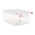 Araven GN 1/2 voedselbak met deksel 12,5L (4 stuks)