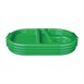 Olympia Kristallon dienbladen met vakken 37,5x27,8cm groen (10 stuks)