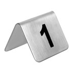 Olympia RVS tafelnummers 1-10 (10 stuks)