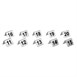 Olympia RVS tafelnummers 11-20 (10 stuks)