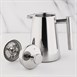 Olympia geïsoleerde art deco roestvrijstalen cafetière 3 kopjes
