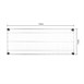 Vogue metalen wandplank rooster 91cm
