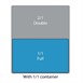 Vogue polycarbonaat 1/1 gastronorm container 100mm transparant