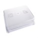 Vogue polycarbonaat 1/2 gastronorm container 100mm transparant
