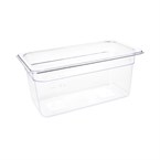Vogue polycarbonaat 1/3 gastronorm container 150mm doorzichtig