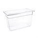 Vogue polycarbonaat bak transparant GN 1/3 200mm