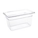 Vogue polycarbonaat bak transparant GN 1/4 150mm