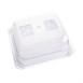 Vogue polycarbonaat bak transparant GN 1/6 65mm