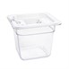 Vogue polycarbonaat 1/6 gastronorm container 150mm transparant