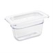 Vogue polycarbonaat 1/9 gastronorm container 100mm helder