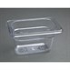 Vogue polycarbonaat 1/9 gastronorm container 100mm helder