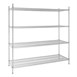 Vogue voorraadrek met 4 schappen 183x61cm