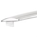 Bolero alumiminium klaptafel met RVS blad 60(Ø)cm