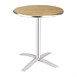 Bolero ronde tafel met kantelbaar essenhouten blad 60cm