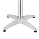 Bolero ronde RVS tafel 80cm