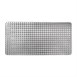 Bolero rechthoekige RVS tafel met dubbele tafelpoot 120cm