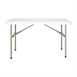 Bolero rechthoekige inklapbare tafel 122cm wit