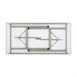 Bolero rechthoekige inklapbare tafel 122cm wit