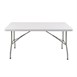 Bolero rechthoekige klaptafel wit 152cm