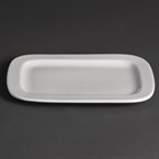 Olympia Whiteware ronde rechthoekige borden 230 mm (pak van 12)