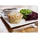 Olympia Whiteware vierkante borden 29,5cm (6 stuks)
