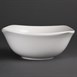 Olympia Whiteware afgeronde vierkante schalen 22cm (12 stuks)