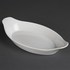Olympia Whiteware ovale gratineerschalen 29x16,6cm (6 stuks)