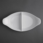 Olympia ovale gratineerschaal 29,5x15,5cm (6 stuks)