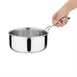 Vogue roestvrij staal & aluminium tri-wall steelpan 16cm