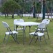 Bolero vierkante HDPE klaptafel 86cm