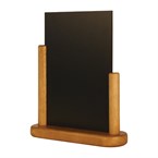 Securit tafelkrijtbordje teak 28x20cm
