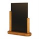 Securit tafelkrijtbordje teak 28x20cm